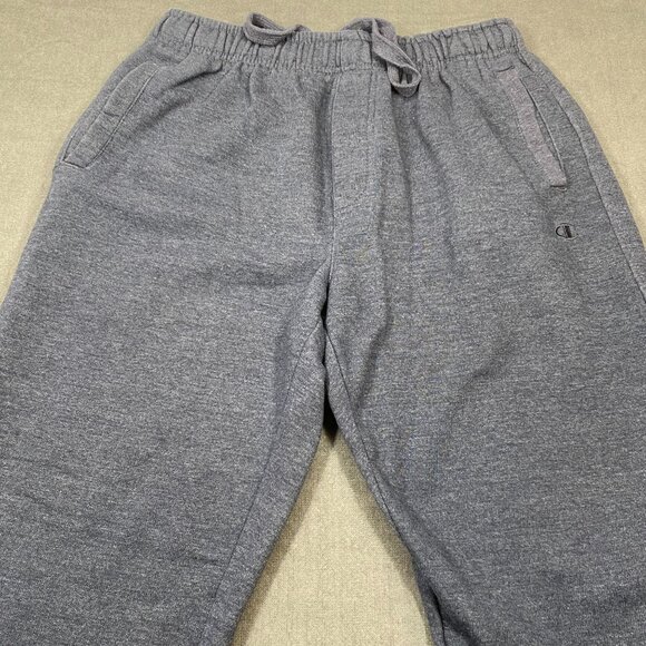 Champion Elite Mens Gray Sweatpants Size M Drawstring Elastic Waist With Pockets - Picture 2 of 13